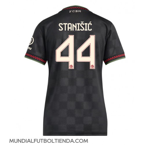 Camiseta Bayern Munich Josip Stanisic #44 Tercera Equipación Replica 2025-26 para mujer mangas cortas